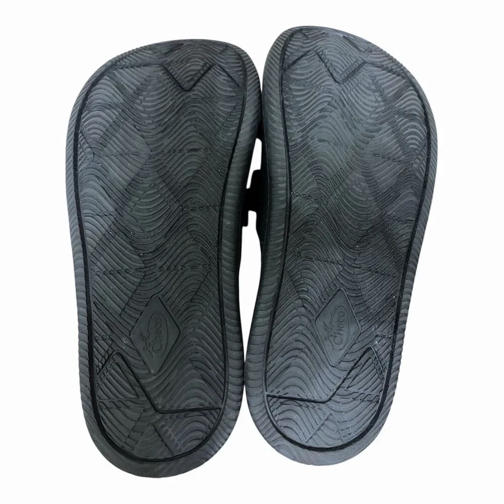 Chaco Chillos Slide Sandals Women's 6 Black Adjustable Strap Sport JCH107818